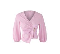 Trendyol Chemisier rose / blanc, Taille XL