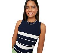 Trendyol Chemisier Tissé Basique À Col Rond pour Femme Chemise