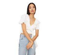 Trendyol Chemisier volumé Eculy Blouse, Ecru, 40 Femme