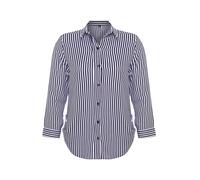 Trendyol Curve Chemisier bleu marine / blanc, Taille M-L