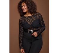 Trendyol Curve Chemisier noir, Taille XXL
