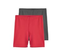 Trendyol Curve Leggings gris basalte / rouge, Taille XL