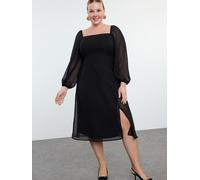 Trendyol Curve Robe noir, Taille 48