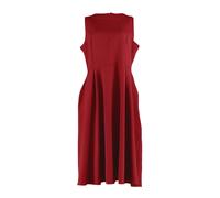 Trendyol Curve Robe rouge foncé, Taille 52
