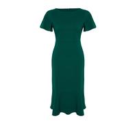 Trendyol Curve Robe vert foncé, Taille 46