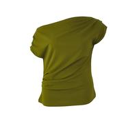 Trendyol Curve T-shirt kaki, Taille XXXL