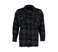 Trendyol Curve Veste mi-saison noir / blanc, Taille L-XL