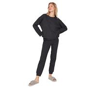 Trendyol Damen 2er-Pack Gerade Lange Ärmel Lounge/Zuhause Entspannt Pyjama-Set Ensemble Pyjama Femme