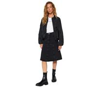 Trendyol Damen Gerade Midi Eine Linie Rock Jupe, Black, 36 Femme