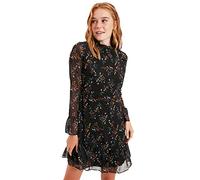 Trendyol Femme Mini Robe tissée Coupe régulière, Noir, 62