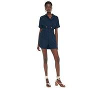 Trendyol Gewölbter Overall. Salopette, Navy, 42 aux Femmes