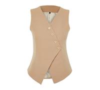 Trendyol Gilet de costume beige, Taille 38