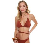 Trendyol Haut de Bikini détaillé pour Femme - Marron - Taille 38