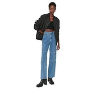 Trendyol Jean Large des années 90, Bleu, 70 Femme