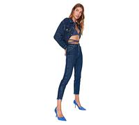 Trendyol Jean pour Femme, Bleu, Taille 38, Bleu, 66