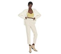 Trendyol Jean pour Maman Taille Normale Plus Durable, Ecru, 70 Femme