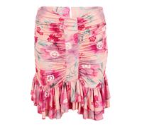 Trendyol Jupe vert pastel / rose / rose / rose foncé, Taille 34