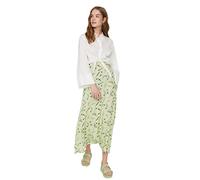 Trendyol Jupes Longues tissées pour Femmes et Jeunes, Vert, 40