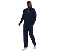Trendyol Man Straight Knitted Sweatshirt-Sweatpants Plus Size Pajamas Set Ensemble de Pijama, Navy Blue, 6XL Homme