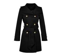 Trendyol Manteau mi-saison noir, Taille S