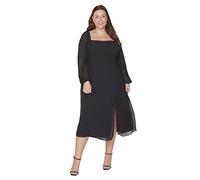 Trendyol Midi A-Line Regular Plus Size Dress, Robe,