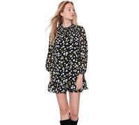 Trendyol Midi Standard Regular Dress Robe, Black, 66 Femme