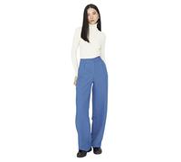 Trendyol Pantalon Ample, Bleu, 62 Femme