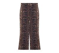 Trendyol Pantalon beige clair / marron / brocart / noir, Taille 42