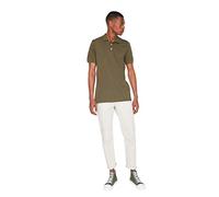 Trendyol Polo Kaki à Manches Courtes et col pour Homme-Coupe ajustée, XL
