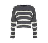 Trendyol Pull-over beige clair / anthracite, Taille XS