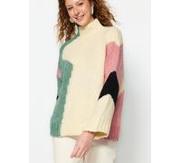 Trendyol Pull-over beige clair / roseau / éosine / noir, Taille L