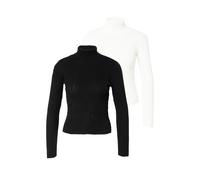 Trendyol Pull-over noir / blanc, Taille XS