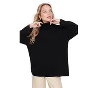 Trendyol Pull Oversize Uni À Col Roulé Maillot de survêtement Femme