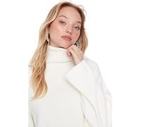 Trendyol Pull Oversize Uni À Col Roulé Maillot de survêtement Femme
