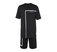 Trendyol Pyjama court noir / blanc, Taille L