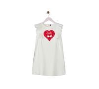 Trendyol Robe beige clair / rouge, Taille 116-122