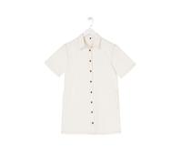 Trendyol Robe-chemise cognac / blanc, Taille 32