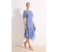 Trendyol Robe d’été bleu / bleu clair / blanc, Taille 36