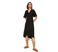 Trendyol Robe évasée, Noir, 46 Femme