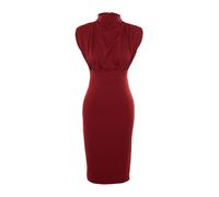 Trendyol Robe fourreau bourgogne, Taille 36