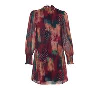 Trendyol Robe vert foncé / baie / pêche / blanc, Taille 34