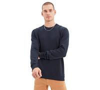 Trendyol Sweat-Shirt Bleu Marine pour Homme Coupe Droite Maillot de survêtement, XL