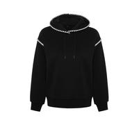 Trendyol Sweat-shirt noir / blanc, Taille S