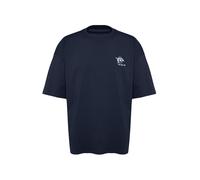 Trendyol T-Shirt bleu foncé / blanc, Taille XS