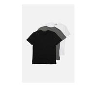 Trendyol T-Shirt gris foncé / noir / blanc, Taille S