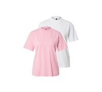 Trendyol T-shirt rose clair / blanc, Taille XL