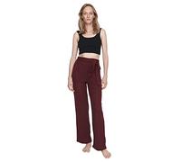 Trendyol Thmaw22pl0650 Pantalons, Bordeaux, L Femme