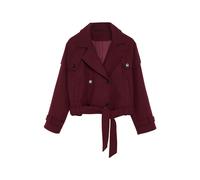 Trendyol Veste mi-saison bourgogne, Taille XS