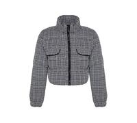 Trendyol Veste mi-saison noir / blanc, Taille L