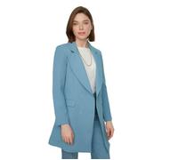 Trendyol Veste tissée femme double boutonnage bleu - Taille 46 46